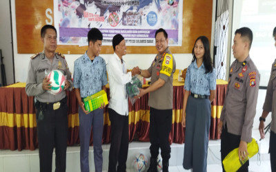 Sosialisasi Narkoba dari Polda Sulbar dan Polres Polman